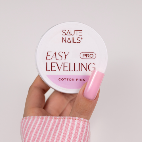 Saute Nails Żel Easy Levelling Pro Cotton Pink 50g