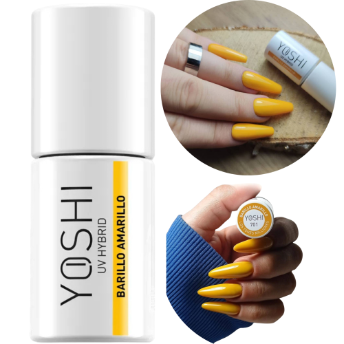 YOSHI LAKIER HYBRYDOWY BARILLO AMARILLO 701 - 6ML
