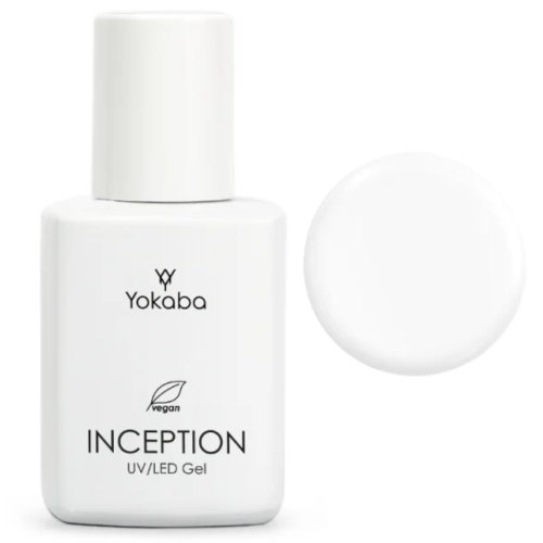 YOKABA ŻEL BUDUJĄCY W BUTELCE 04 CRYSTAL WHITE INCEPTION UV/LED GEL 30ml