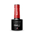 CLARESA Lakier Hybrydowy Red 412- 5ml