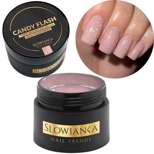 SLOWIANKA ŻEL BUDUJACY CANDY FLASH COVER IDEAL TIXOTROPIC - 15G