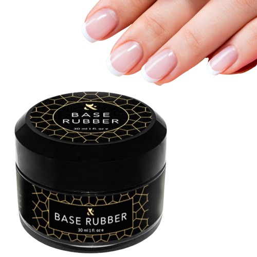F.O.X BASE RUBBER BAZA KAUCZUKOWA DO PAZNOKCI W SŁOICZKU30ML