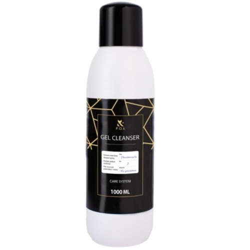 F.O.X CARE CLEANER GEL CLEANSER PŁYN DO ODTŁUSZCZANIA PAZNOKCI 1000ML