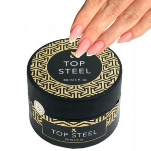 F.O.X. Top Hybrydowy Do Paznokci Top Steel 30ml