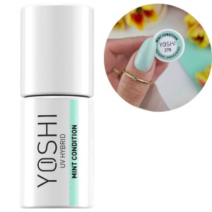 Yoshi Lakier hybrydowy - 278 Mint Condition 6ml Pastelowy