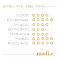 MADLAC ŻEL W BUTELCE BOTTLE GEL MILKI WHITE BG002 10ml