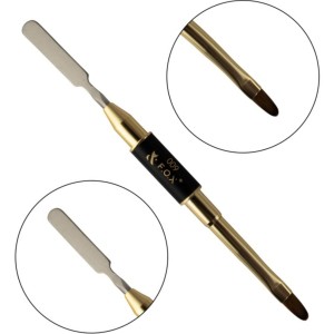 F.O.X Nail PĘDZEL DWUSTRONNY DO AKRYLOŻELU ART BRUSH 009 "OWAL+SZPATUŁA"