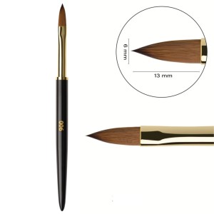 F.O.X Nail PĘDZEL DO AKRYLU AKRYLOŻELU ART BRUSH 006 "ROUND"