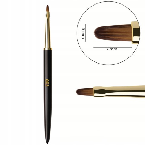 F.O.X Nail PĘDZEL DO ZDOBIEŃ ŻELU ART BRUSH 003 "FLORA" 