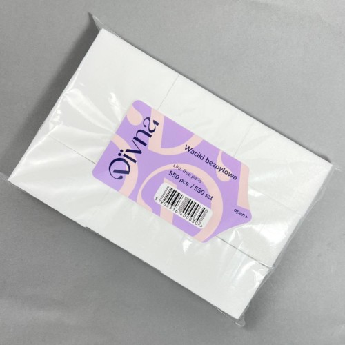 DIVNA Waciki Bezpyłowe 1-Warstwowe 550szt.