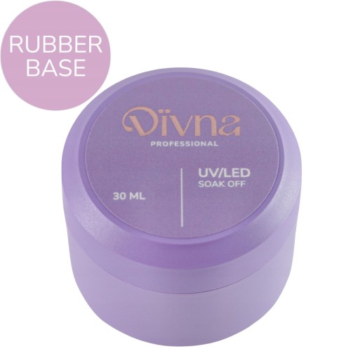 DIVNA Rubber Base Baza Kauczukowa 30ml Przezroczysta