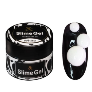 F.O.X FOX Żel 3D do zdobień Paznokci Slime Gel White Biały 10ml