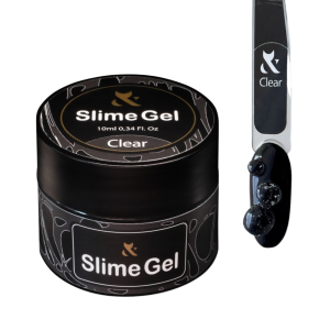 F.O.X FOX Żel 3D do zdobień Paznokci Slime Gel Clear Przezroczysty 10 ml