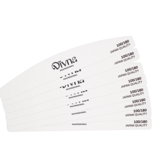 Pilnik do Paznokci Łódka DIVNA Zestaw 10 szt 100/180