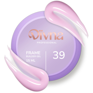 DIVNA Żel Budujący Frame Builder Gel 39 15g Pastelowy Różowy