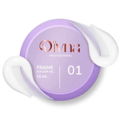 DIVNA Żel Budujący Frame Builder Gel 01 15g Mleczny