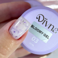 DIVNA Żel Do Zdobień Paznokci Bloomy Gel 03 15g z Kwiatuszkami