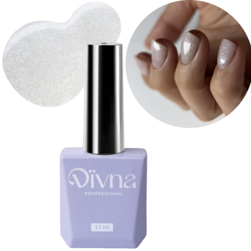 DIVNA Top Hybrydowy z Drobinkami Top Soda 13 ml