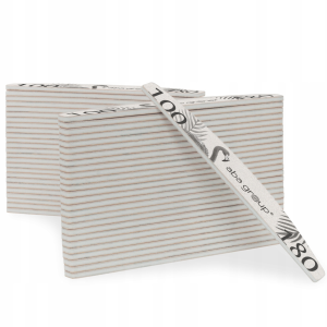 Aba Group Pilnik do paznokci PÓŁKSIĘŻYC 100/180 SLIM - FLAMING 50 szt