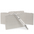 Aba Group Pilnik do paznokci PÓŁKSIĘŻYC 100/180 SLIM - FLAMING 100 szt