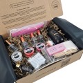 LART Manicure Tytanowy Zestaw Startowy Start Kit dip HOME RED + Akcesoria