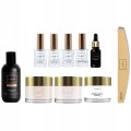 LART Manicure Tytanowy Zestaw Startowy Start Kit dip HOME NUDE + Akcesoria