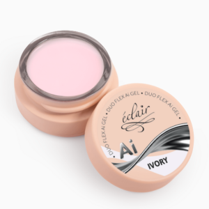 Eclair Żel Budujący Do Paznokci Duo Flex AI Gel IVORY 15g