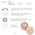 Eclair Żel Budujący Do Paznokci HARD SUGAR BEIGE Gel UV 5g