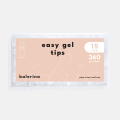 Eclair Tipsy Żelowe Do Przedłużania Paznokci - Easy Gel Tips BALERINA