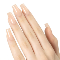 Eclair Tipsy Żelowe Do Przedłużania Paznokci - Easy Gel Tips BALERINA NUDE