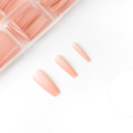 Eclair Tipsy Żelowe Do Przedłużania Paznokci - Easy Gel Tips BALERINA NUDE