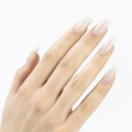 Eclair Tipsy Żelowe Do Przedłużania Paznokci - Easy Gel Tips BALERINA WHITE