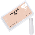 Eclair Tipsy Żelowe Do Przedłużania Paznokci - Easy Gel Tips BALERINA XL
