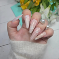 YOSHI Top Hybrydowy Top UV LED Shimmer Gold 10 ml
