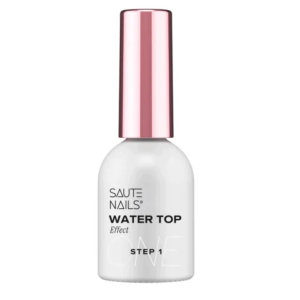 Saute Nails Water Top Hybrydowy Efekt Rosy Krople Step 1 8ml