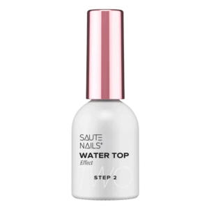 Saute Nails Top Hybrydowy Efekt Rosy na paznokciach Water Top Step 2 8ml