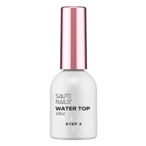 Saute Nails Top Hybrydowy Efekt Rosy na paznokciach Water Top Step 2 8ml