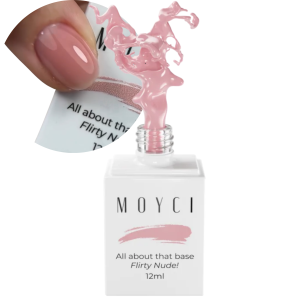 MOYCI Baza Hybrydowa All About That Base FLIRTY NUDE! 12ml Cover