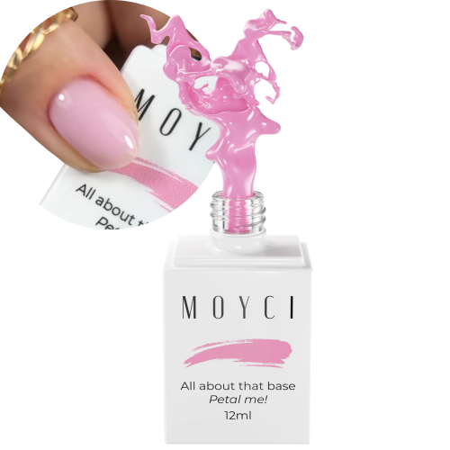 MOYCI Baza Hybrydowa All About That Base PETAL ME! 12ml Różowa