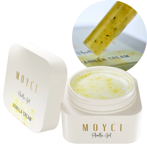 MOYCI Żel Budujący Do Paznokci Z Kwiatkami Gel Florella 30ml VANILLA CREAM