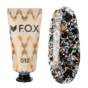 F.O.X Brokatowy Akrylożel Poly Gel Nano 012 15 ml