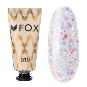 F.O.X Brokatowy Akrylożel Poly Gel Nano 010 15 ml