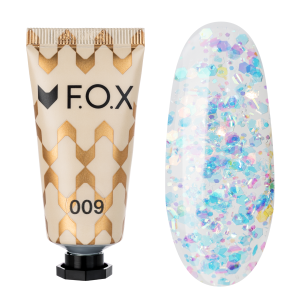 F.O.X Brokatowy Akrylożel Poly Gel Nano 009 15 ml