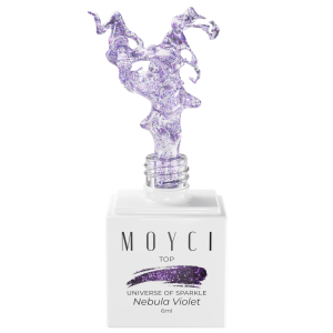 MOYCI Top UNIVERSE OF SPARKLE NO WIPE 6ml – NEBULA VIOLET