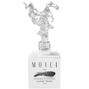 MOYCI Top UNIVERSE OF SPARKLE NO WIPE 6ml – LUNAR SILVER