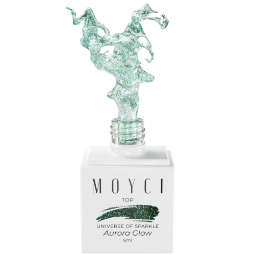 MOYCI Top UNIVERSE OF SPARKLE NO WIPE 6ml – AURORA GLOW