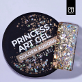 PALU Żel do zdobień paznokci PRINCESS ART GEL - GOLDEN AURORA - 10g