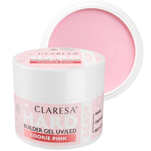 Claresa Hard&Easy Żel Budujący Do Paznokci COOKIE PINK 45 g