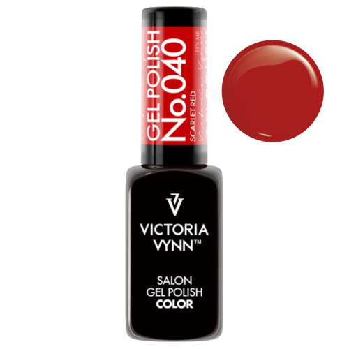 VICTORIA VYNN LAKIER HYBRYDOWY GEL POLISH 040 SCARLET RED - 8ML CZERWONY