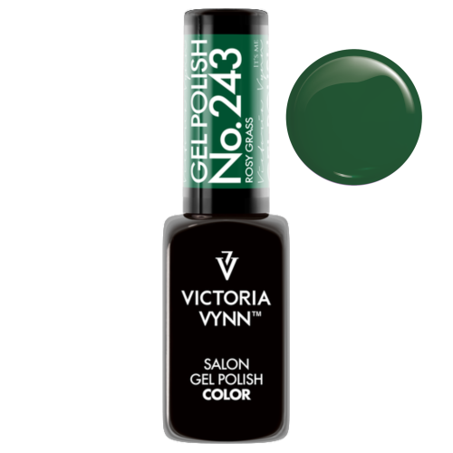 VICTORIA VYNN LAKIER HYBRYDOWY GEL POLISH 243 ROSSY GRASS - 8ML ZIELONY